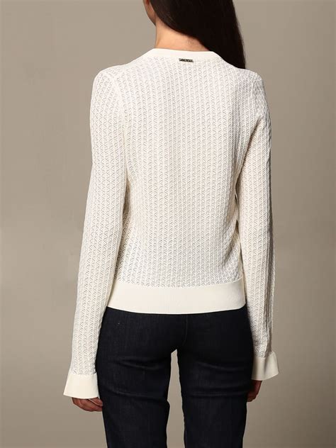 michael kors white lace up sweater|Michael Kors jumpers for women.